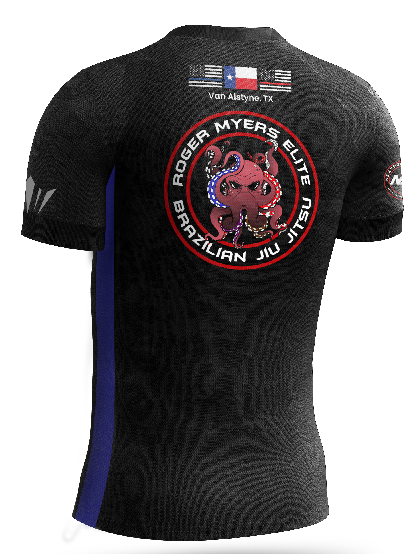 RM Elite Dark Ranked Rashguard - Blue