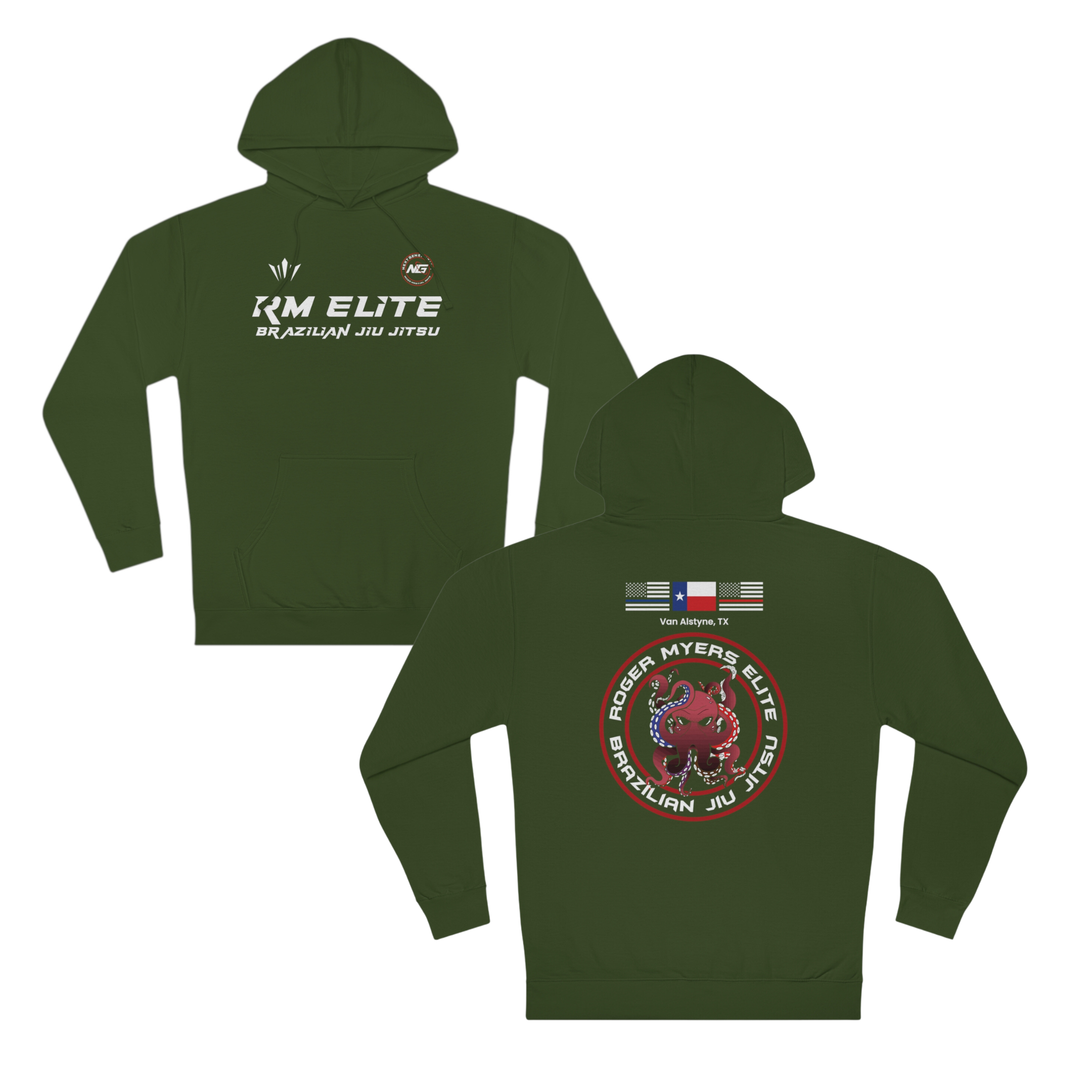 RM Elite Hoodie - Military Green