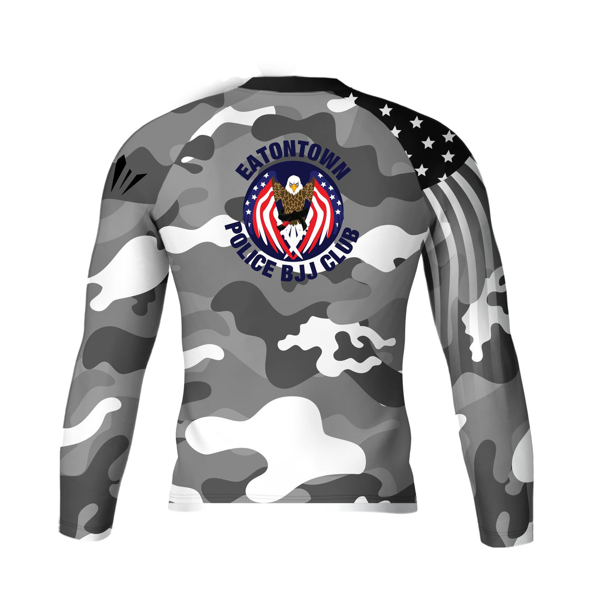 Eatontown BJJ Club LS Rashguard - White Camo