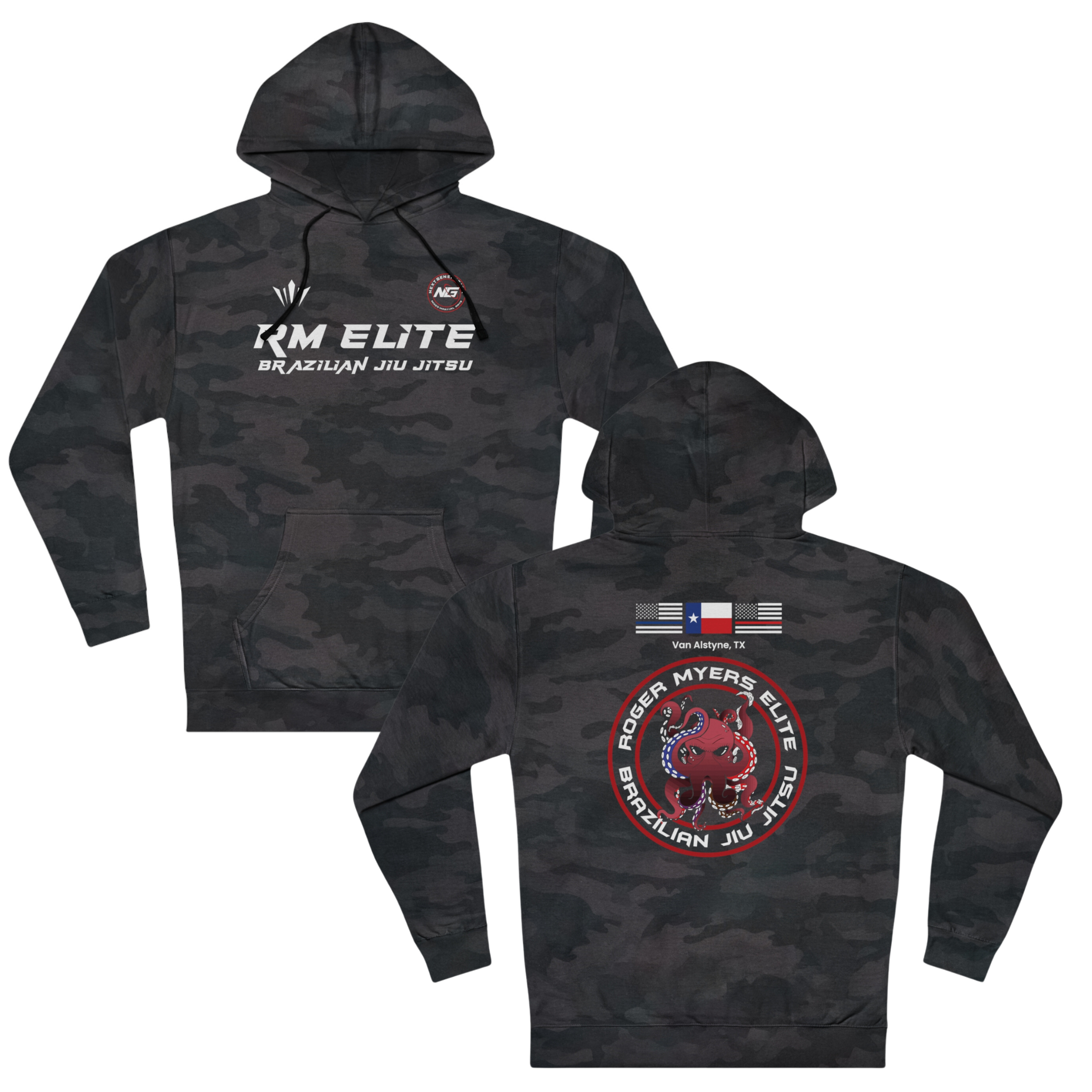 RM Elite Hoodie - Shadow Camoflauge