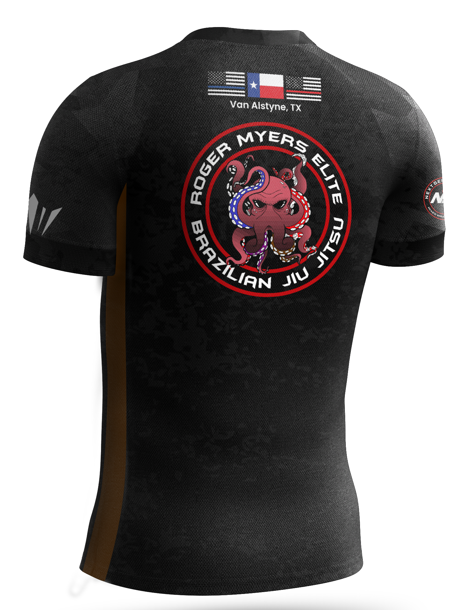 RM Elite Dark Ranked Rashguard - Brown