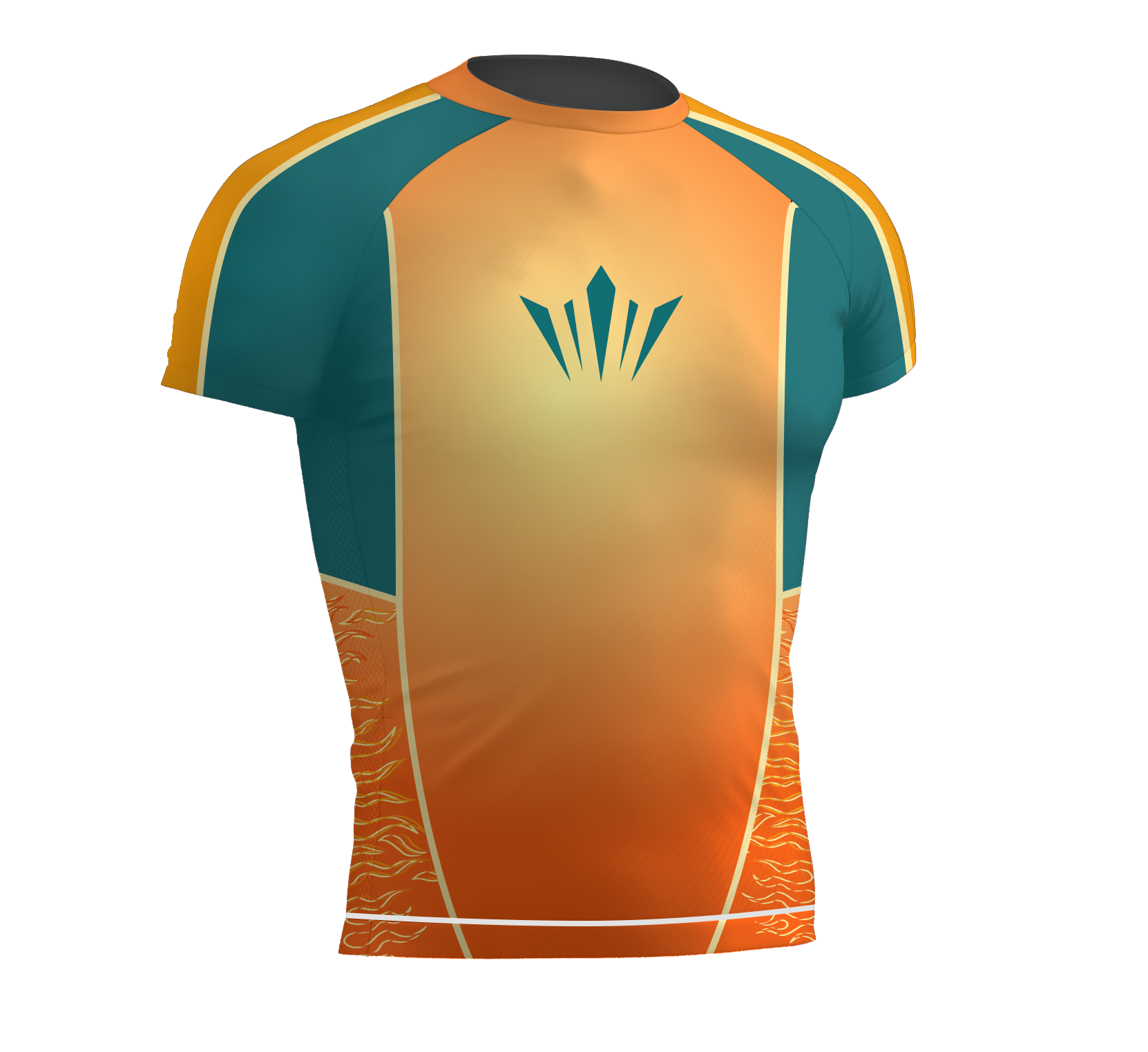 Kids Fire Type Rashguard