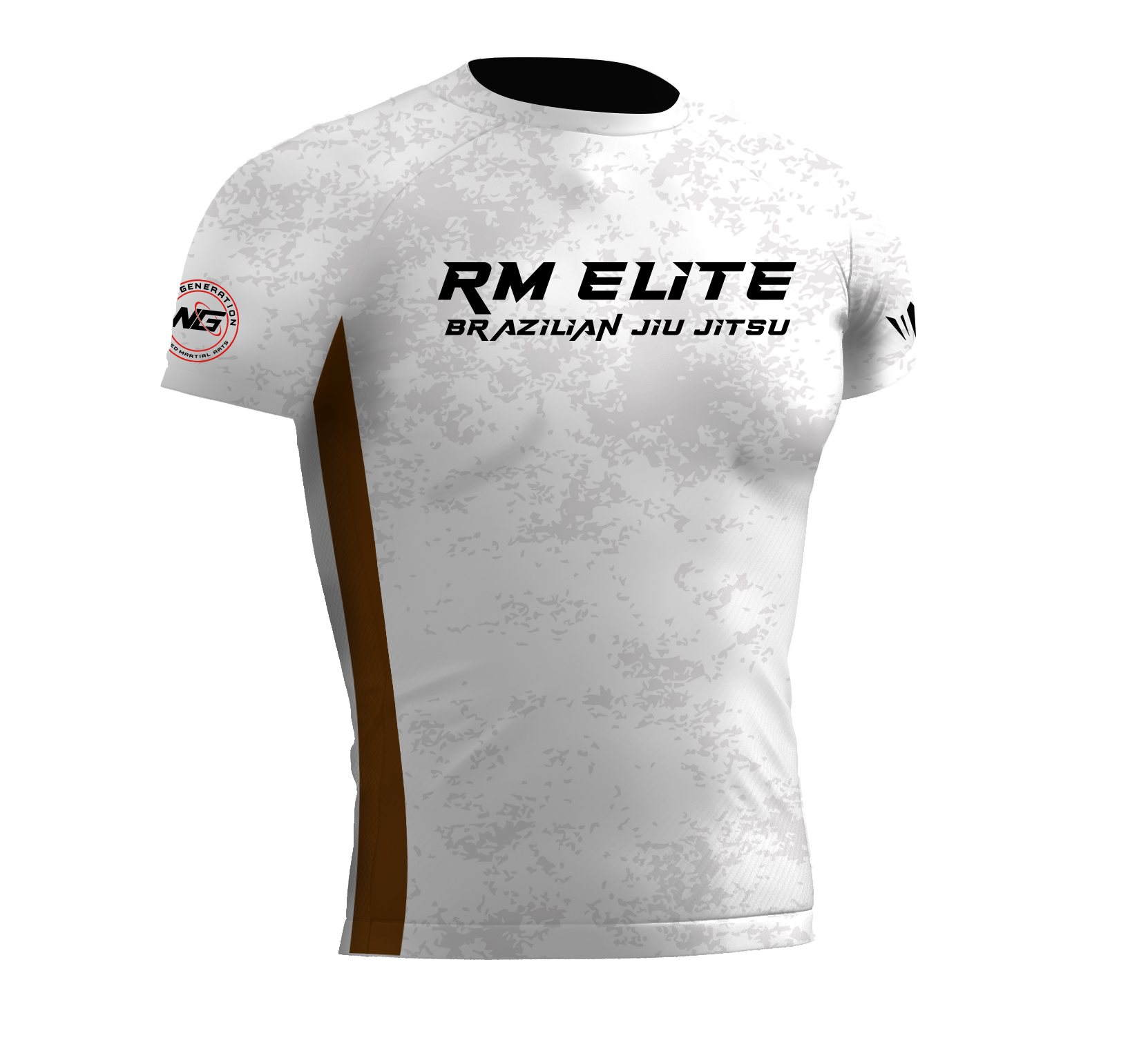 RM Elite Light Ranked Rashguard - Brown