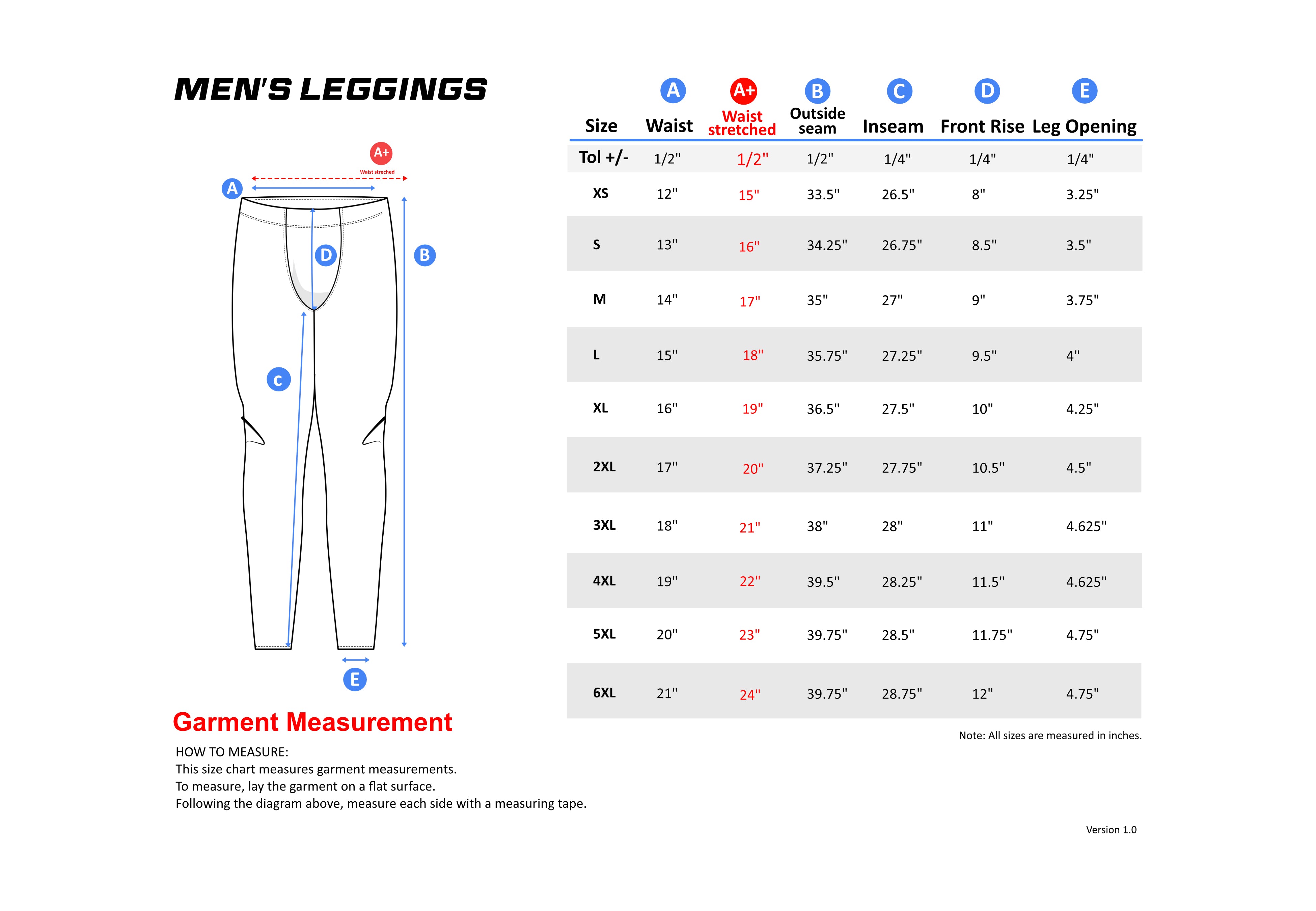 ECJJ Core Men’s Leggings