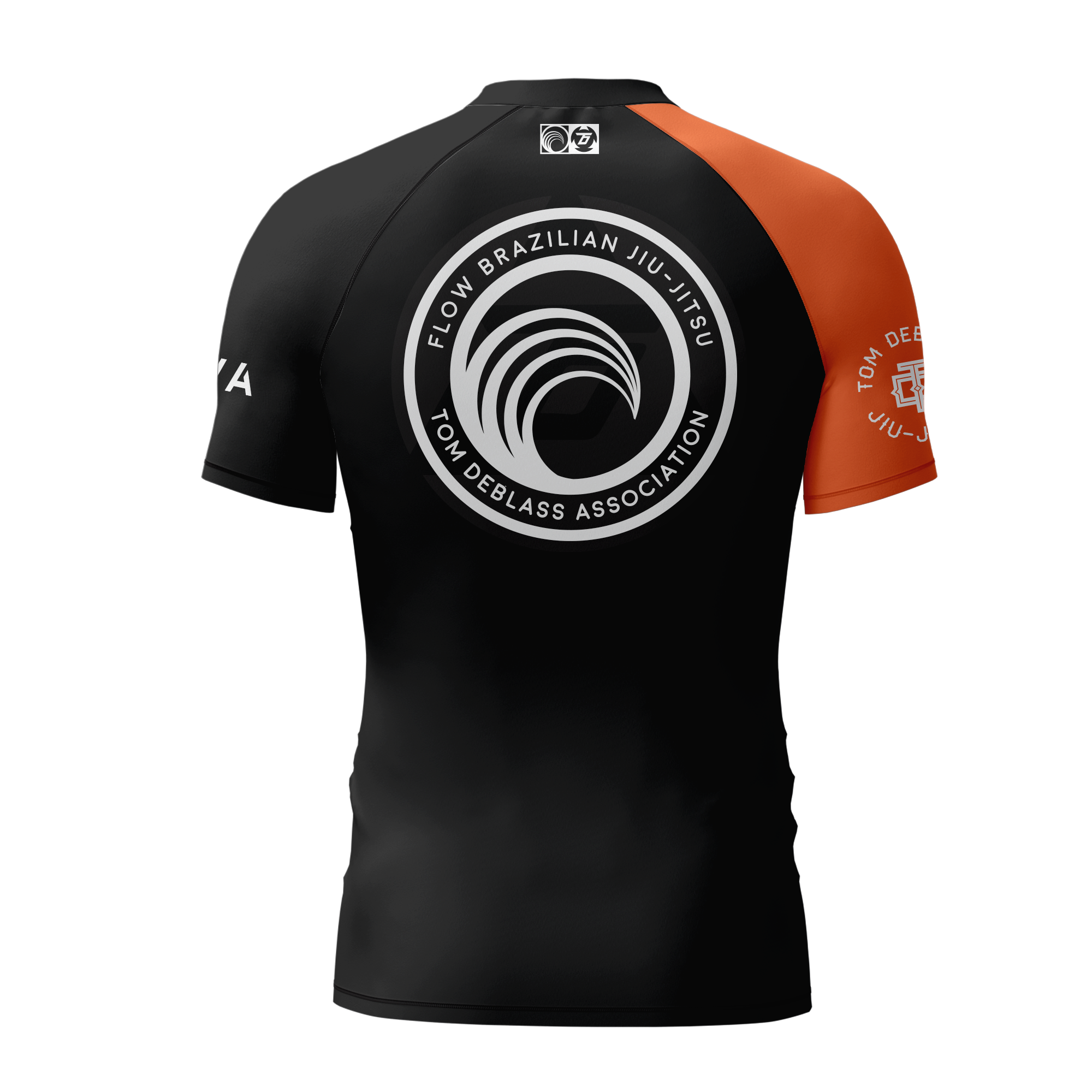 Kids Flow BJJ Ranked Rashguard (IBJFF Approved) - Orange