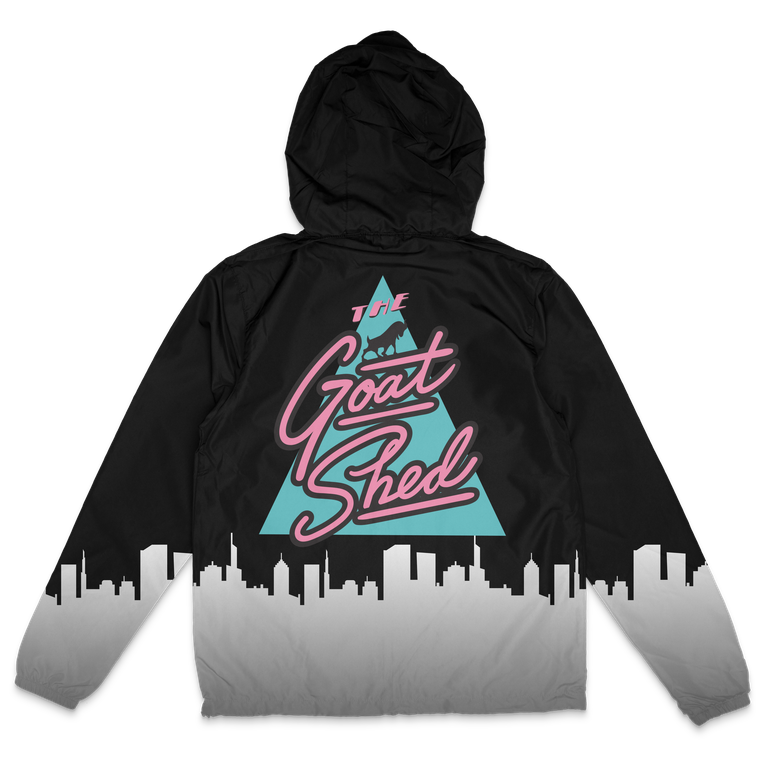 Goat Shed Winbreaker Zip Up - Skyline