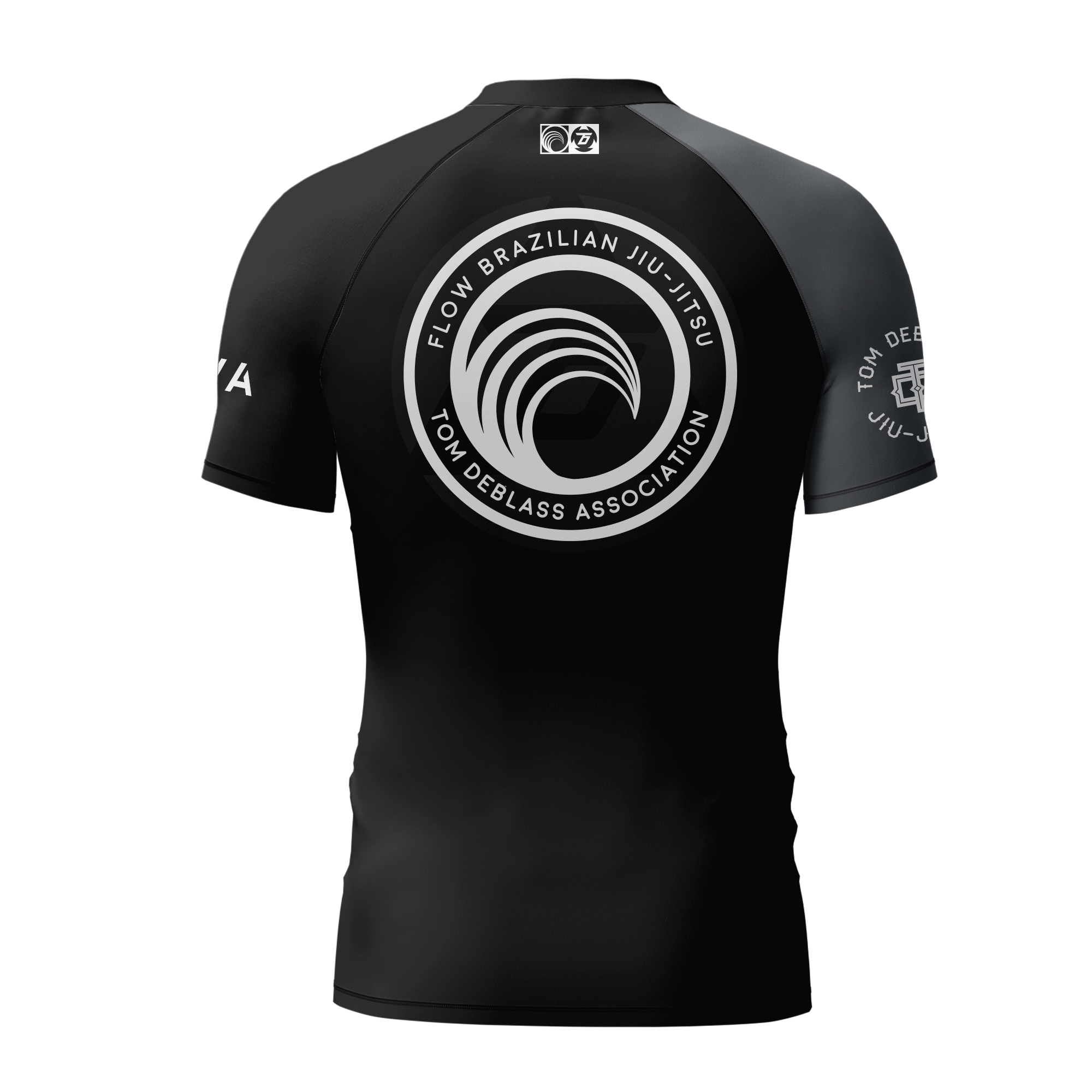 Kids Flow BJJ Ranked Rashguard (IBJFF Approved) - Grey