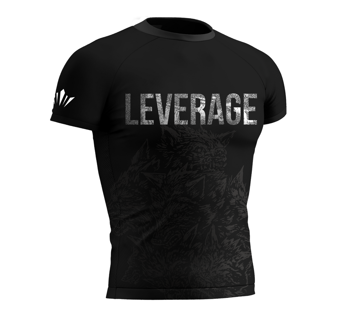 Leverage BJJ - Black Ranked Rashguard