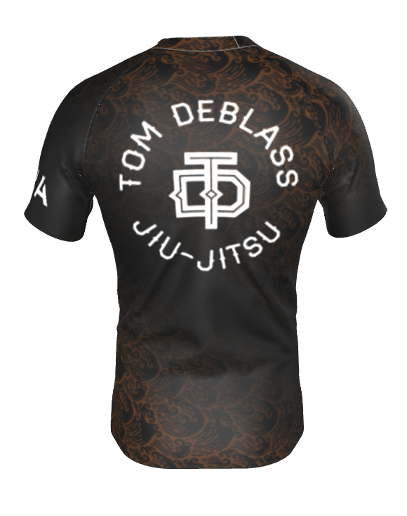 Flow BJJ Ranked Rashguard - Brown
