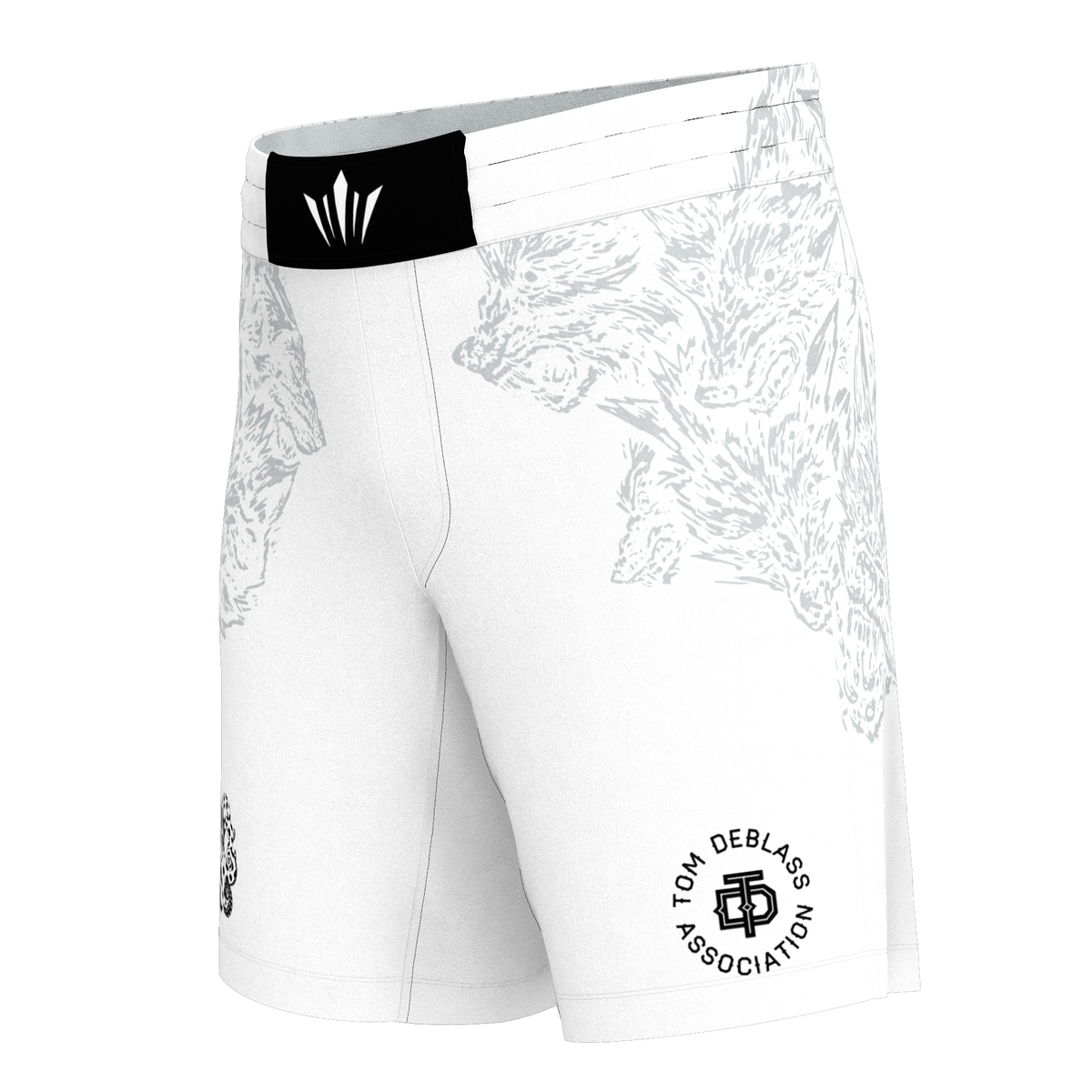 Leverage Kids Ranked BJJ Shorts - White