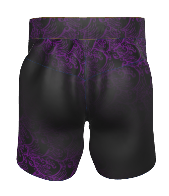 Flow BJJ Ranked Shorts - Purple