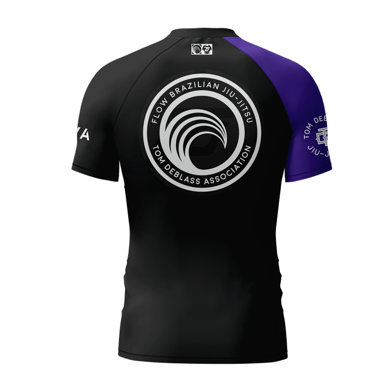 Flow BJJ Ranked Rashguard (IBJFF Approved) - Purple