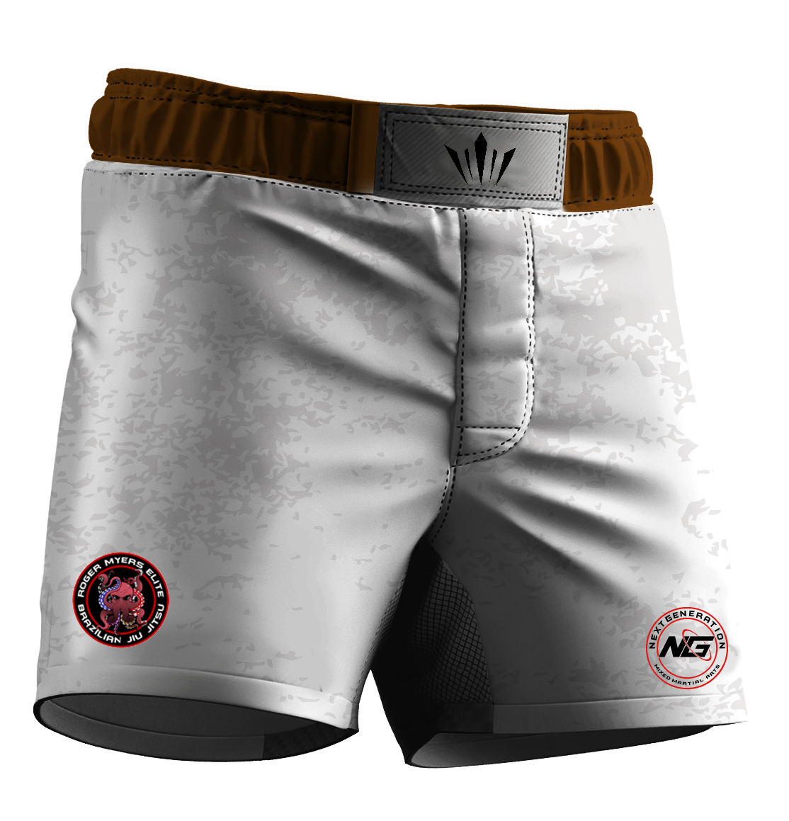 RM Elite Light Ranked BJJ Shorts - Brown