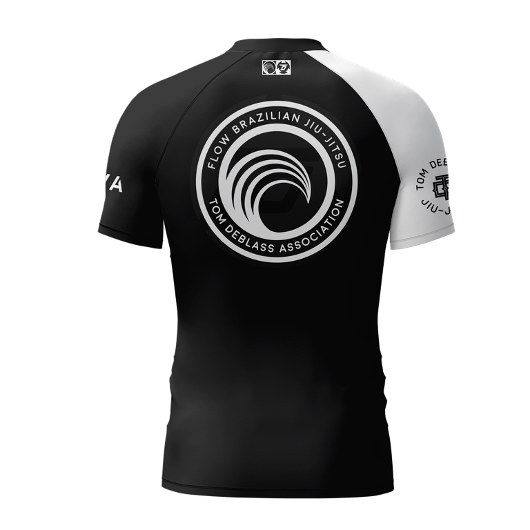 Flow BJJ Ranked Rashguard (IBJFF Approved) - White