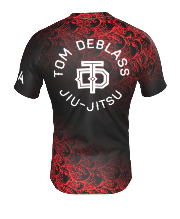Flow BJJ Ranked Rashguard - Black