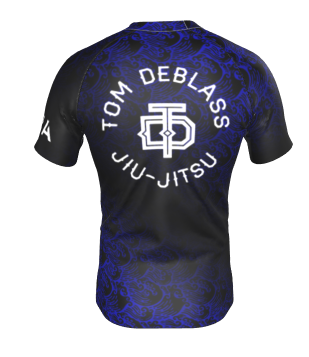 Flow BJJ Ranked Rashguard - Blue