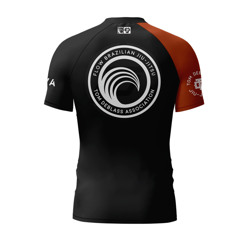 Flow BJJ Ranked Rashguard (IBJFF Approved) - Brown