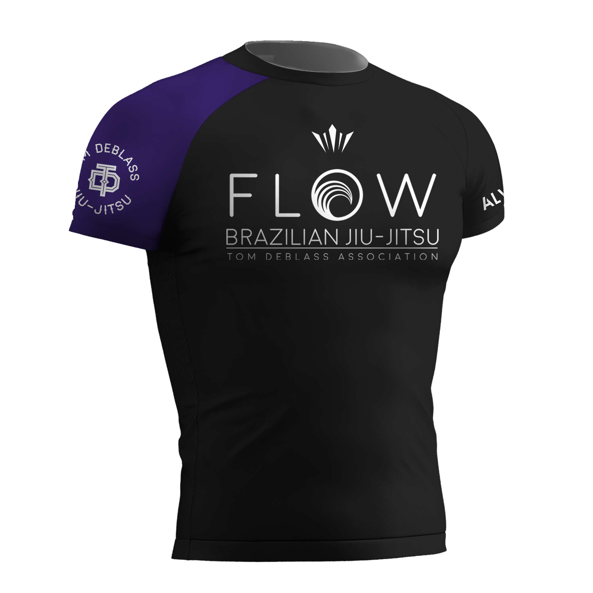 Flow BJJ Ranked Rashguard (IBJFF Approved) - Purple