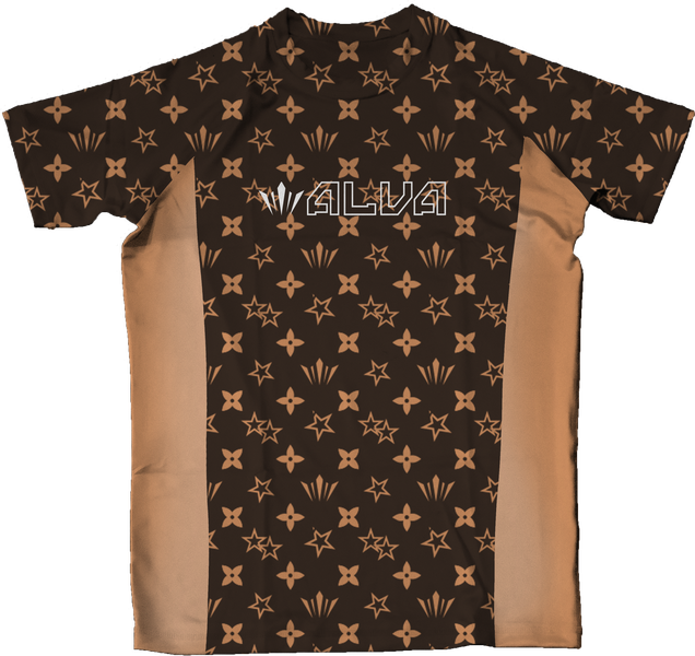 Brown LV Rashguard