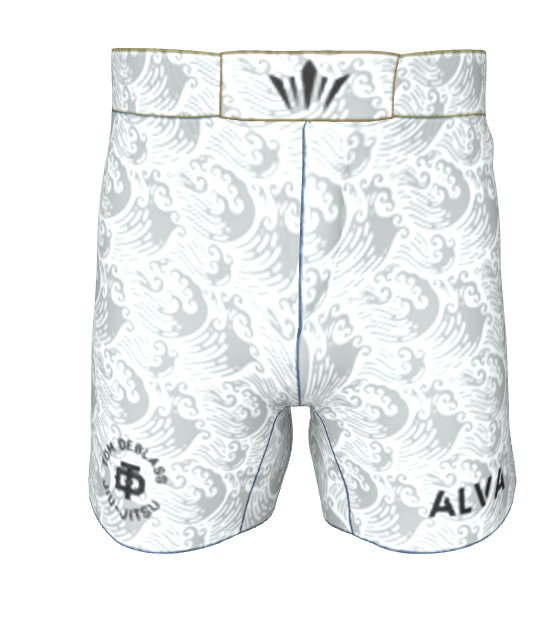 Flow BJJ Ranked Shorts - White