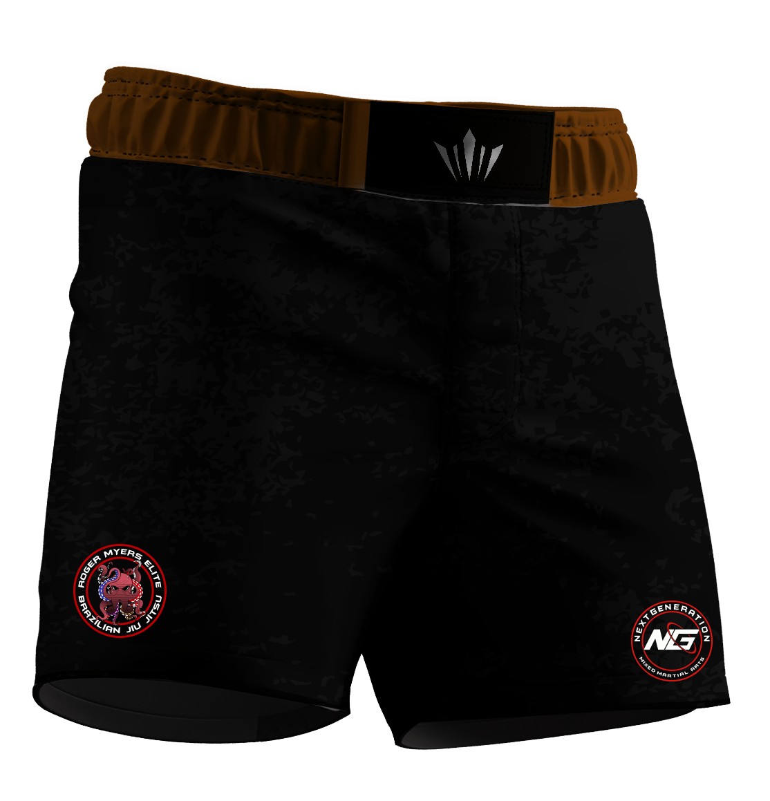RM Elite Dark Ranked BJJ Shorts - Brown