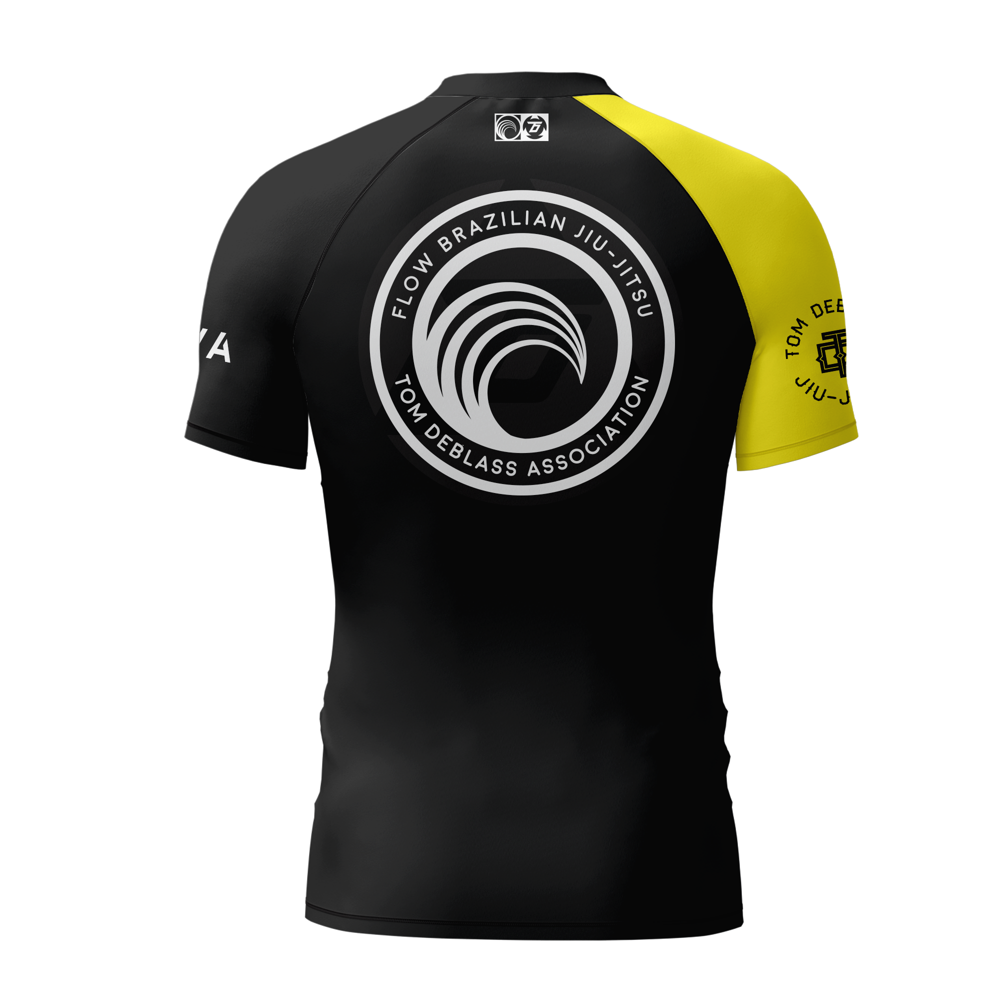 Kids Flow BJJ Ranked Rashguard (IBJFF Approved) - Yellow
