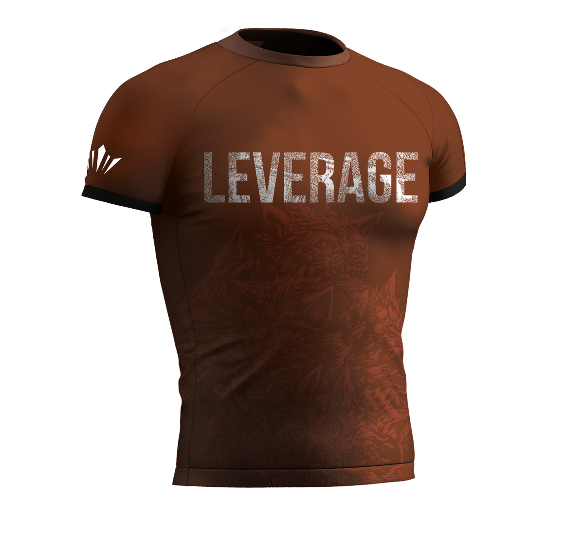 Leverage BJJ - Brown Ranked Rashguard