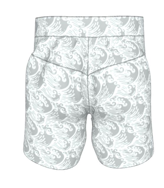 Flow BJJ Ranked Shorts - White