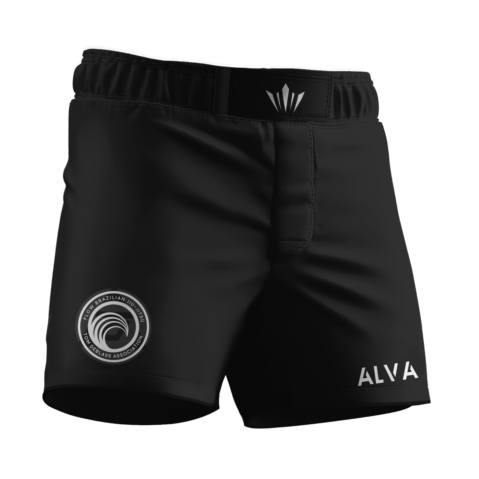 Flow BJJ Shorts (IBJFF Approved) - Black
