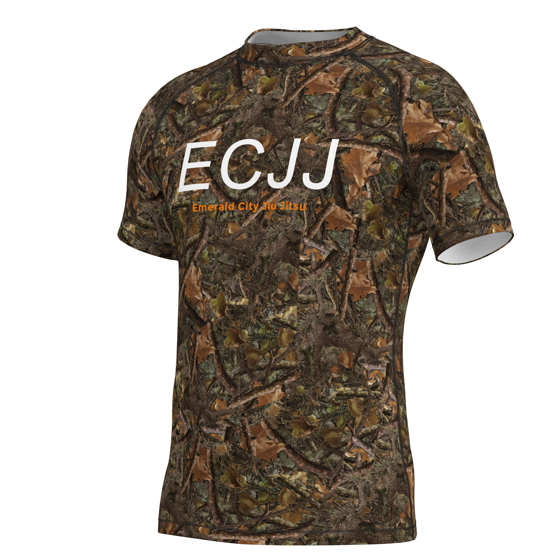 ECJJ Woodland Camo Rashguard