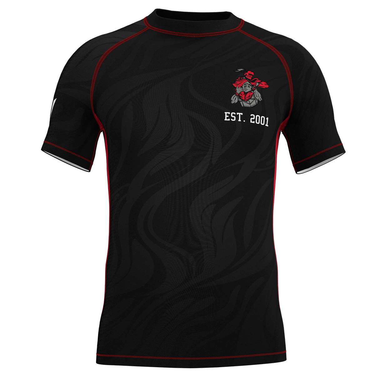 RUBJJ Rashguard - Black/Red