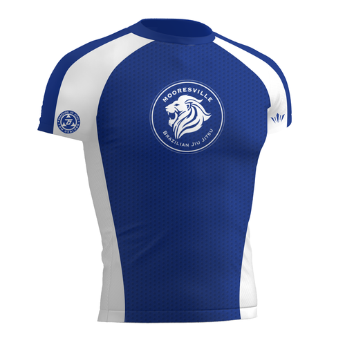 Mooresville BJJ Ranked Rashguard - Blue