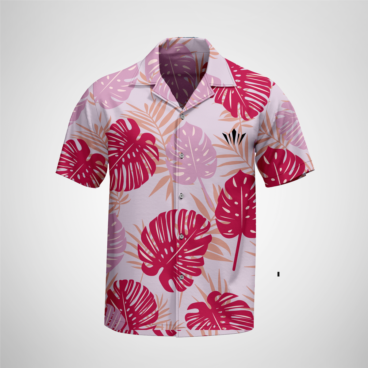 Red Floral - Button Down Shirt