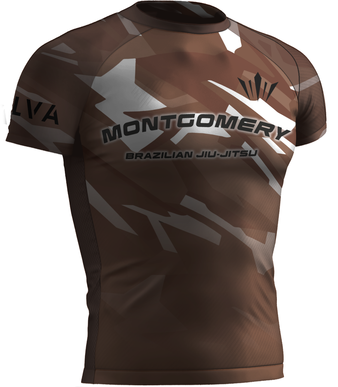 Montgomery Ranked Rashguard - Brown
