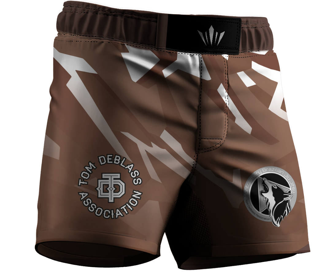 Montgomery Ranked BJJ Shorts - Brown