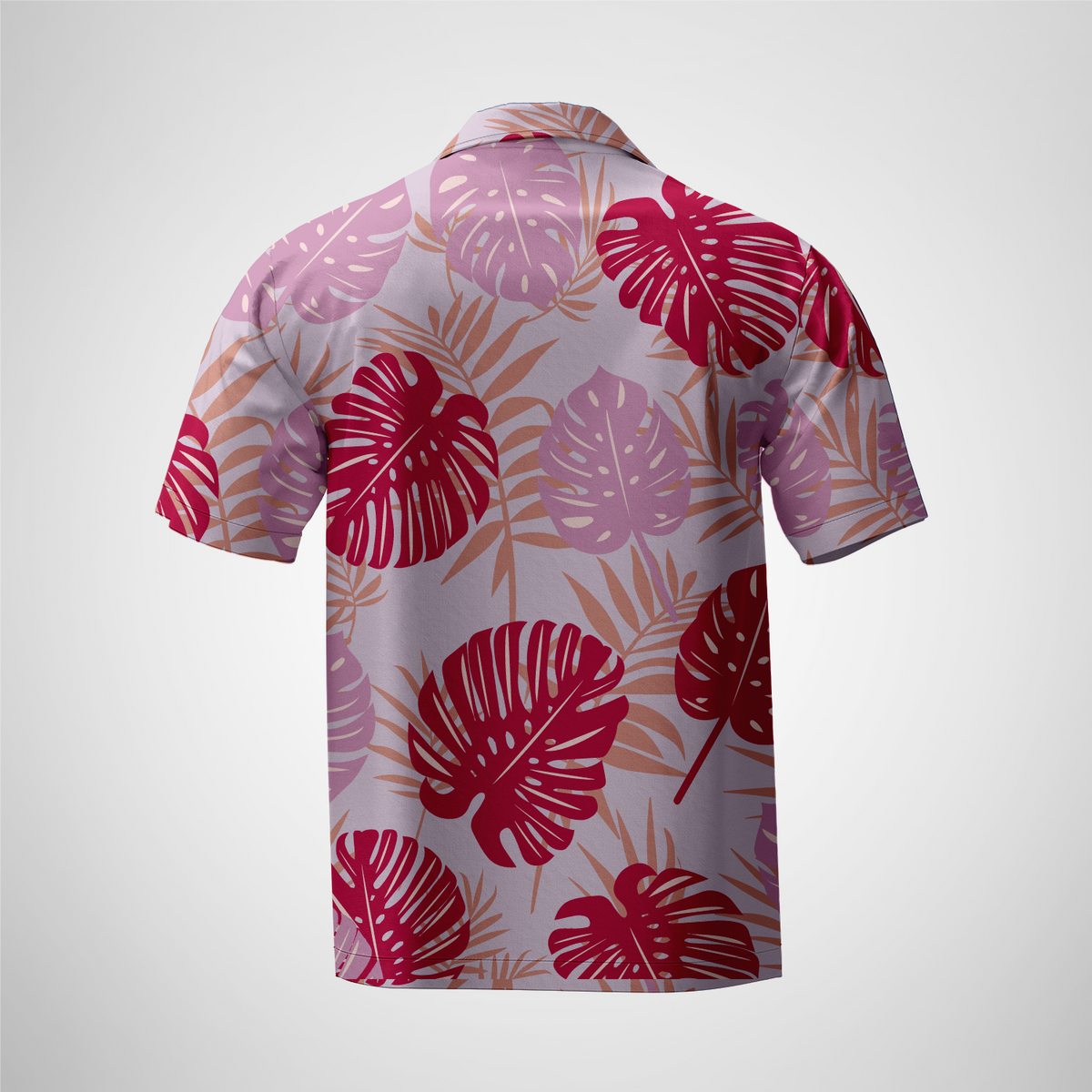 Red Floral - Button Down Shirt