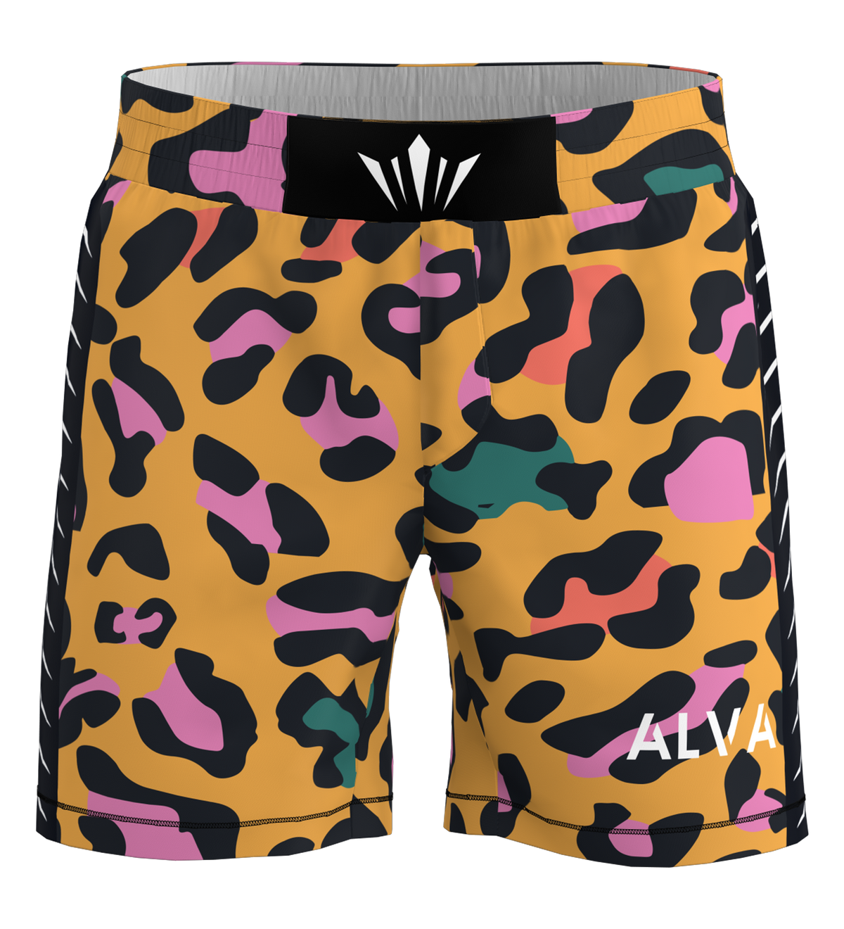 Multi Color Cheetah BJJ Shorts