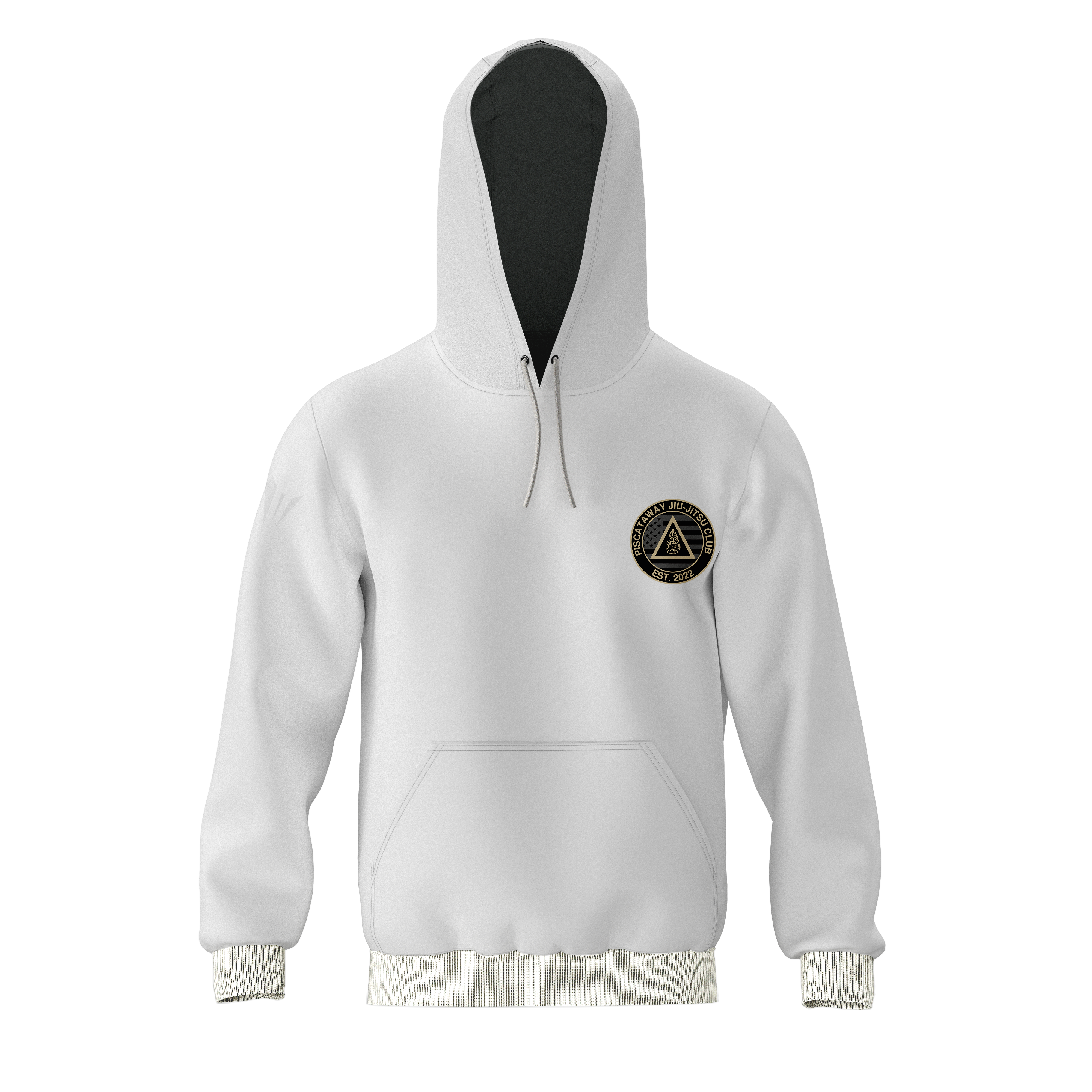 Piscataway BJJ Club Hoodie - White