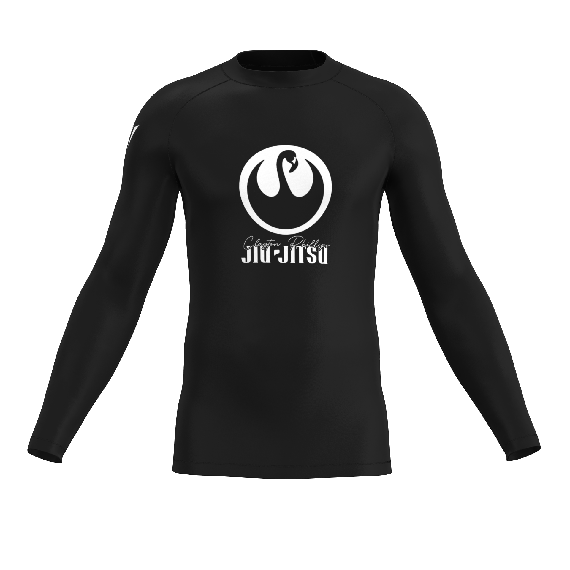 Adult Black CPJJ L/S Rashguard