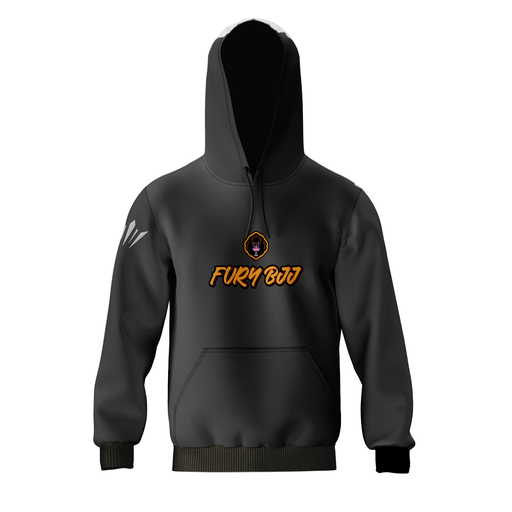Fury BJJ Hoodie - Black/Orange