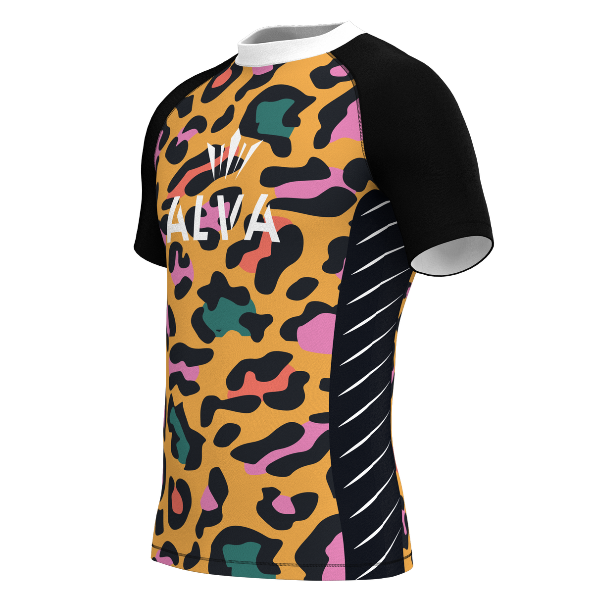 Multi Color Cheetah Rashguard