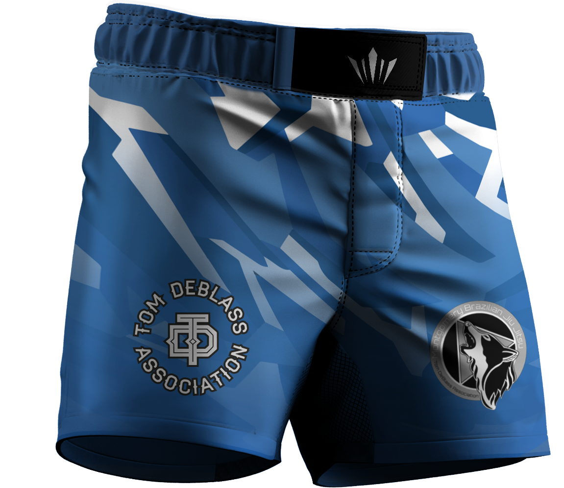 Montgomery Ranked BJJ Shorts - Blue