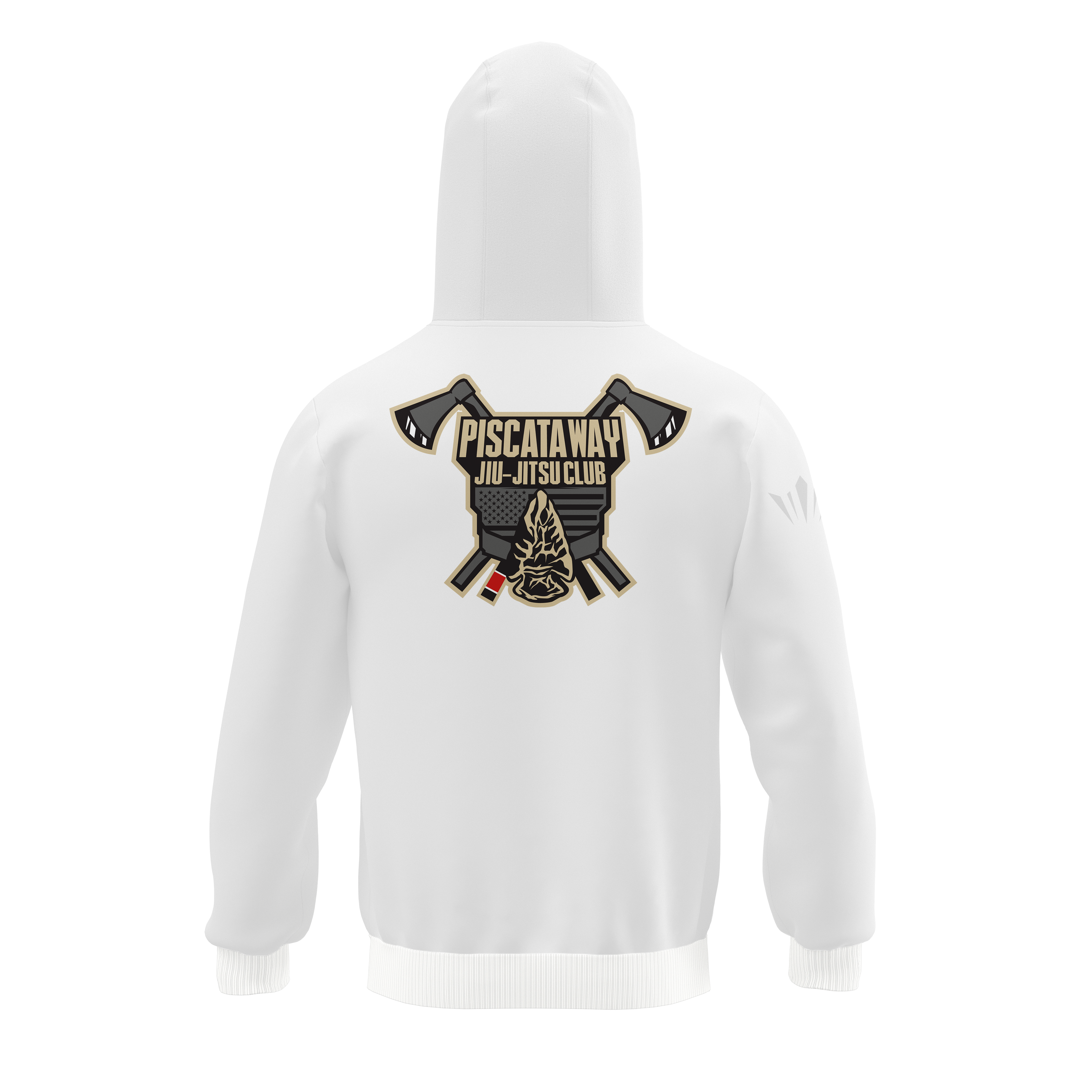 Piscataway BJJ Club Hoodie - White