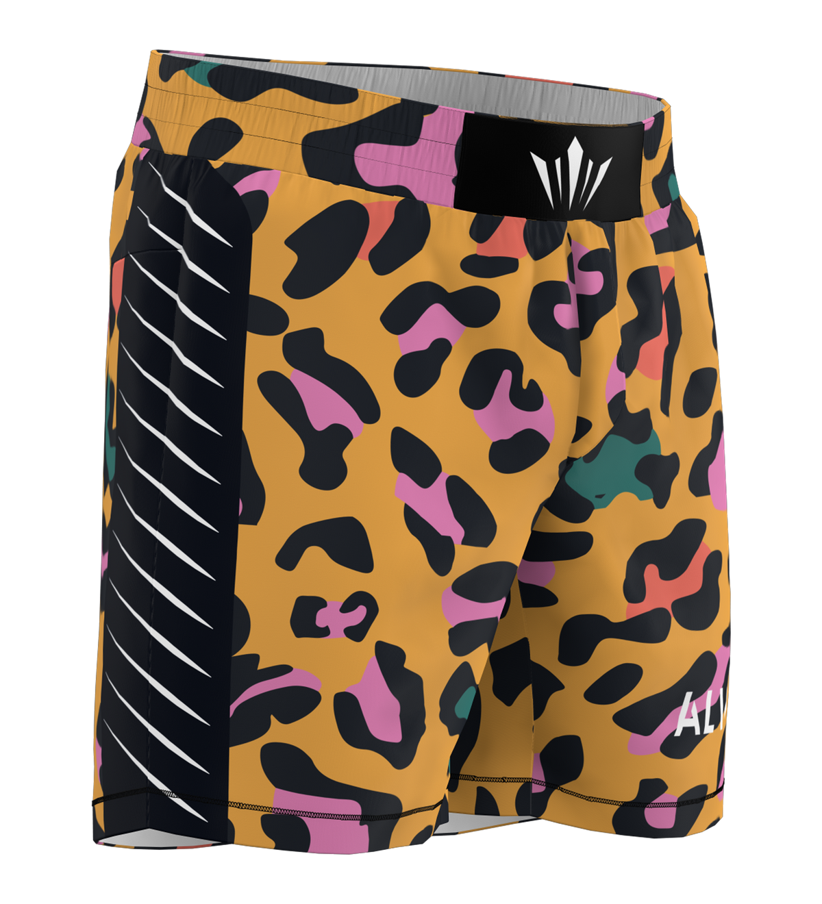 Multi Color Cheetah BJJ Shorts