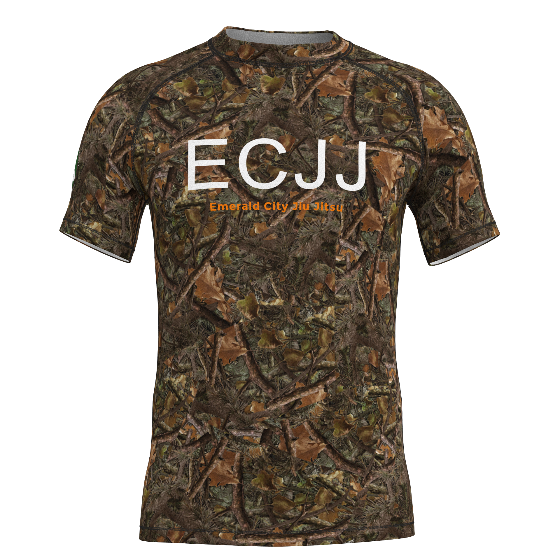 ECJJ Woodland Camo Rashguard