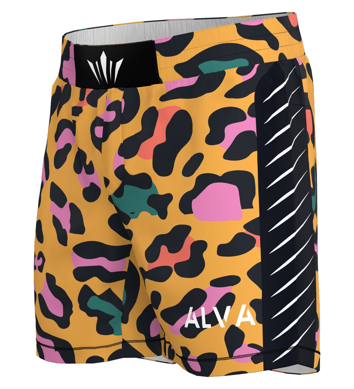 Multi Color Cheetah BJJ Shorts
