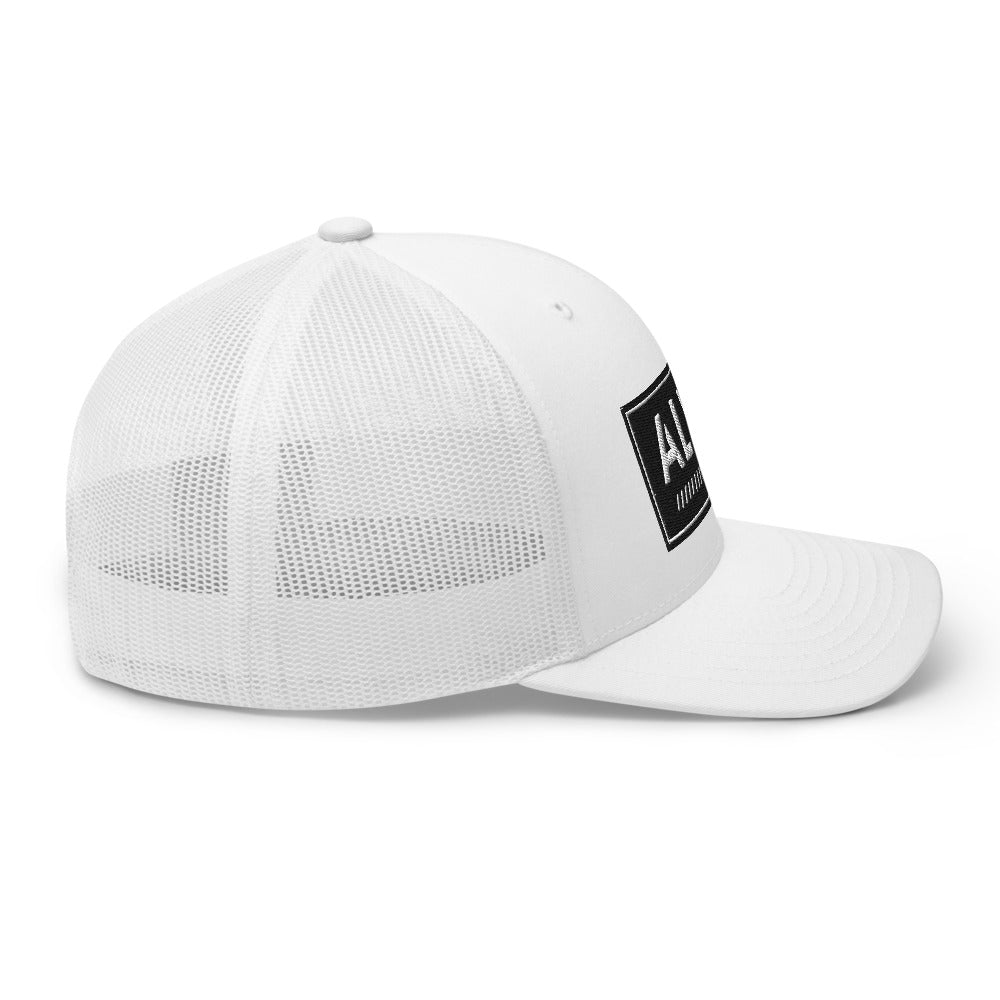 Signature Trucker Cap White