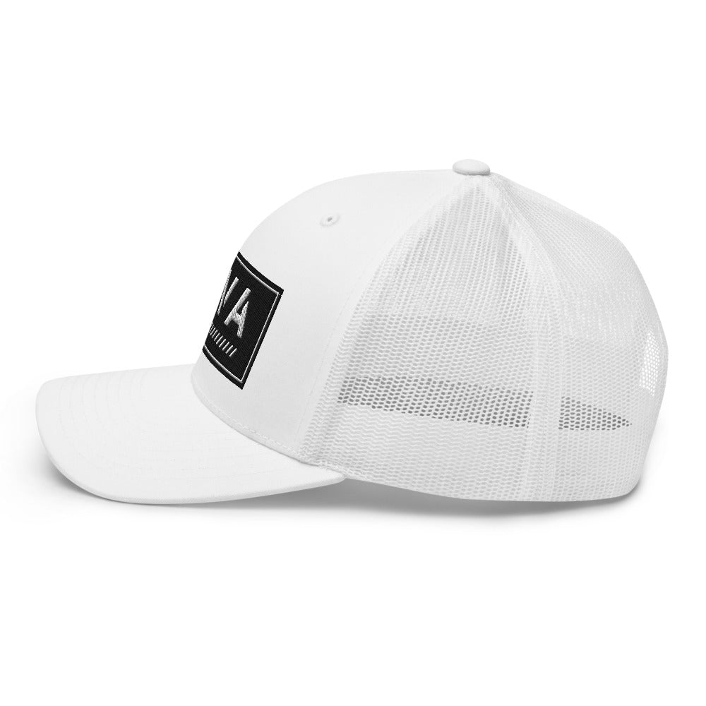 Signature Trucker Cap White
