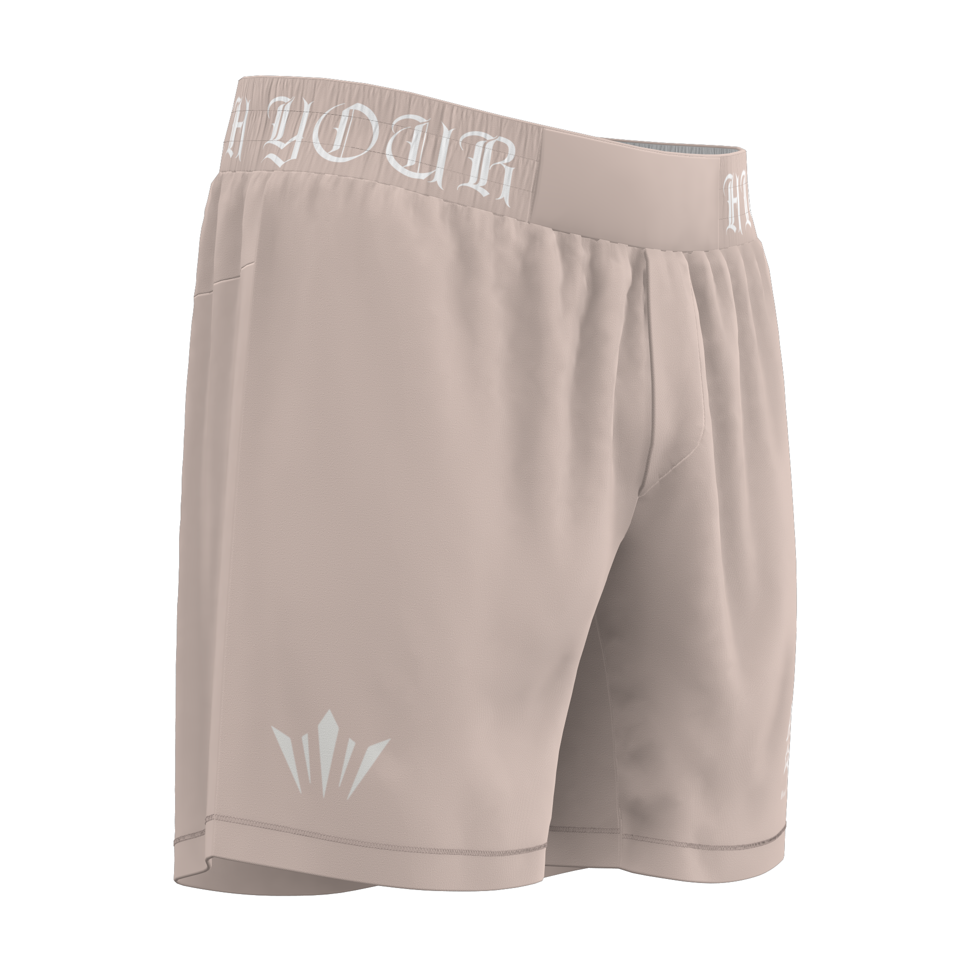 Pale Silver BJJ Shorts