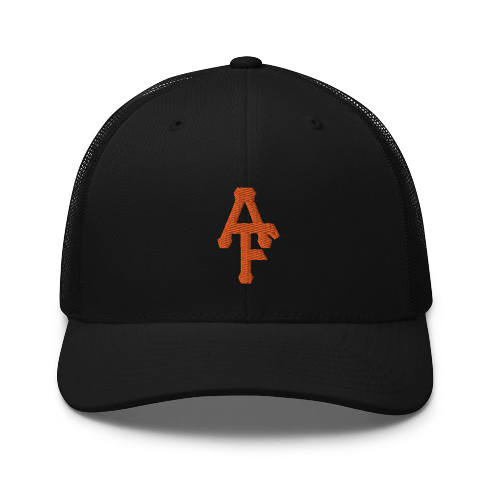 Black Retro Trucker Cap
